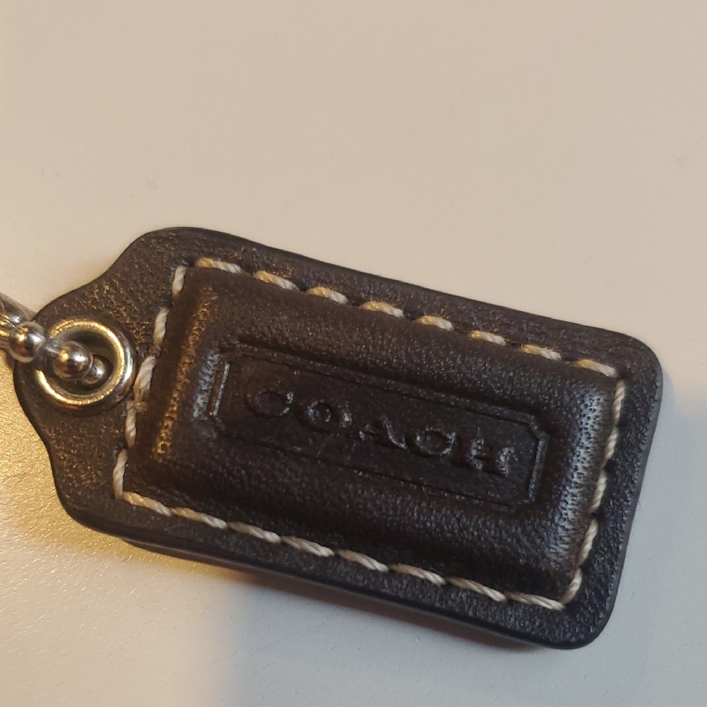 Signature COACH Brown Monogram Clutch Wristlet - Picture 2 of 4